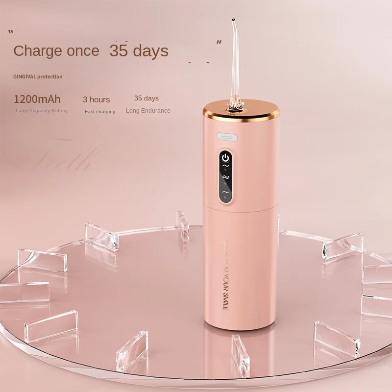 2023 New Portable Water Floss USB Rechargeable Oral Irrigator 280ML Electric Tooth Cleaning Device 3 Modes Waterproof Irrigator - Image 3